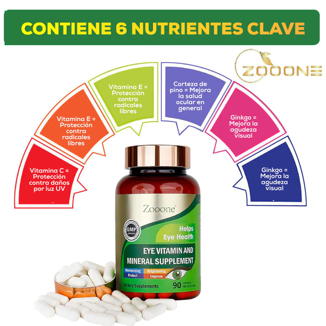 ZOOONE™ SUPLEMENTO DE LUTEÍNA PARA LOS OJOS